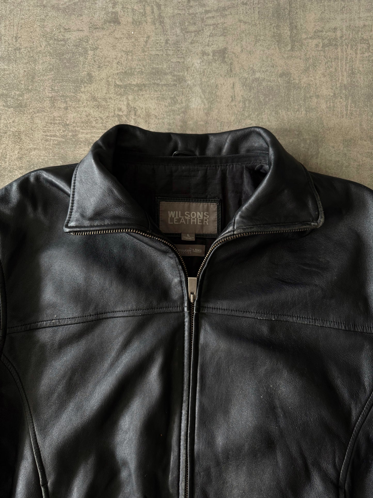 (L) Vintage Wilsons Leather Jacket