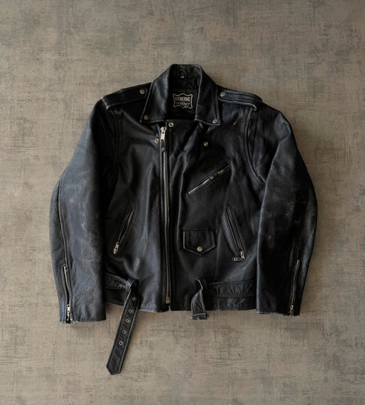 (L) 1990’s Vintage Genuine Leather Jacket