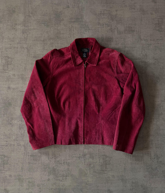 Burgundy Sonoma Leather Jacket