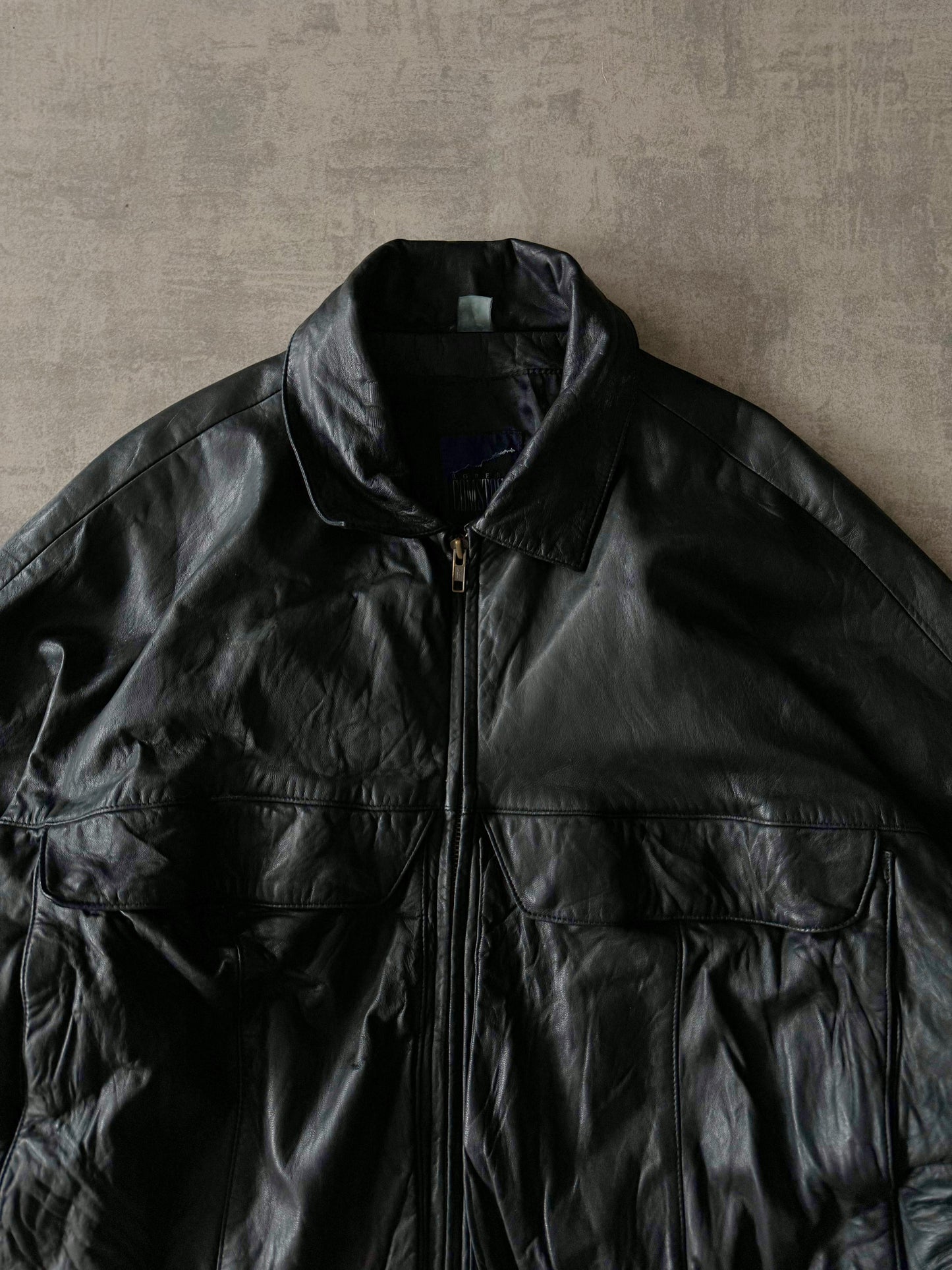 (M) Roer Customs Leather Jacket