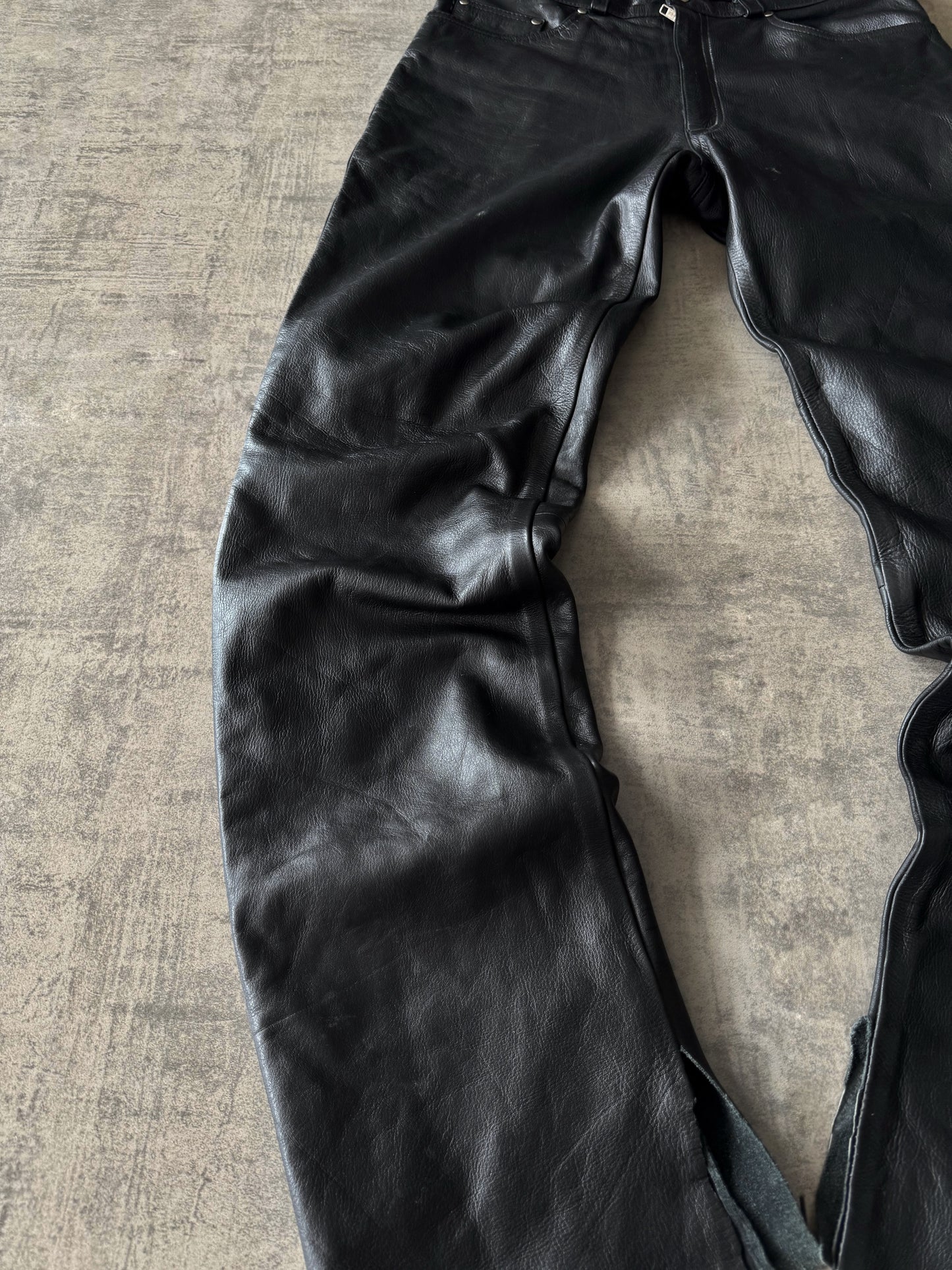 Vintage Kookie Leather Pants (34x32)