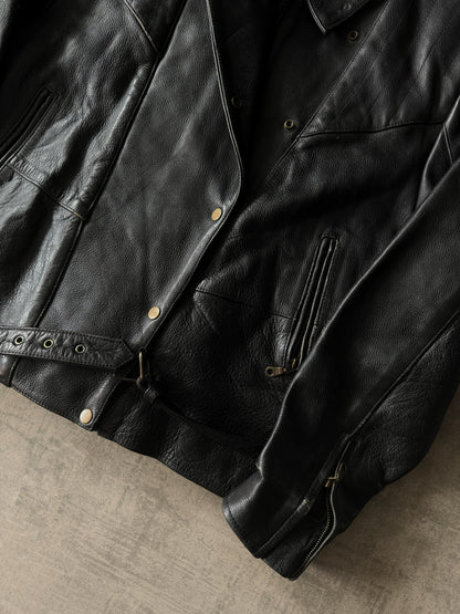 Raider Black Leather Jacket