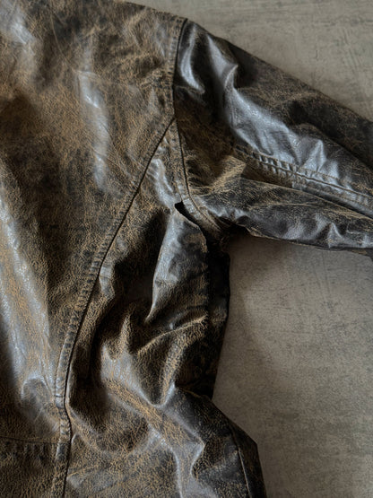 (M) Vintage Línea Dôme Leather Jacket