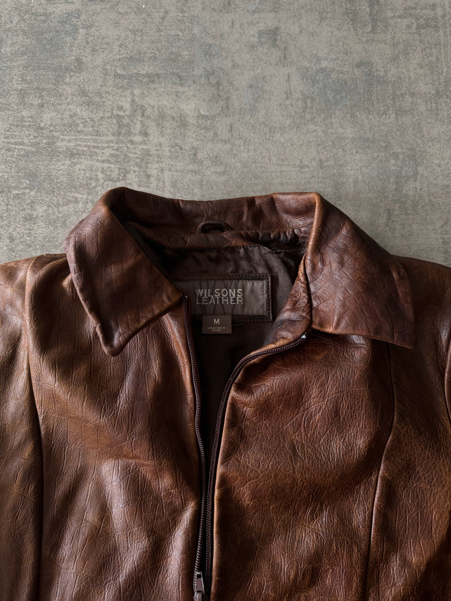 (M) Vintage Wilson Leather Jacket