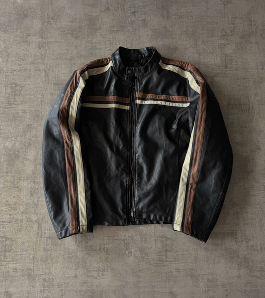 (L) Vintage Arizona Leather Jacket