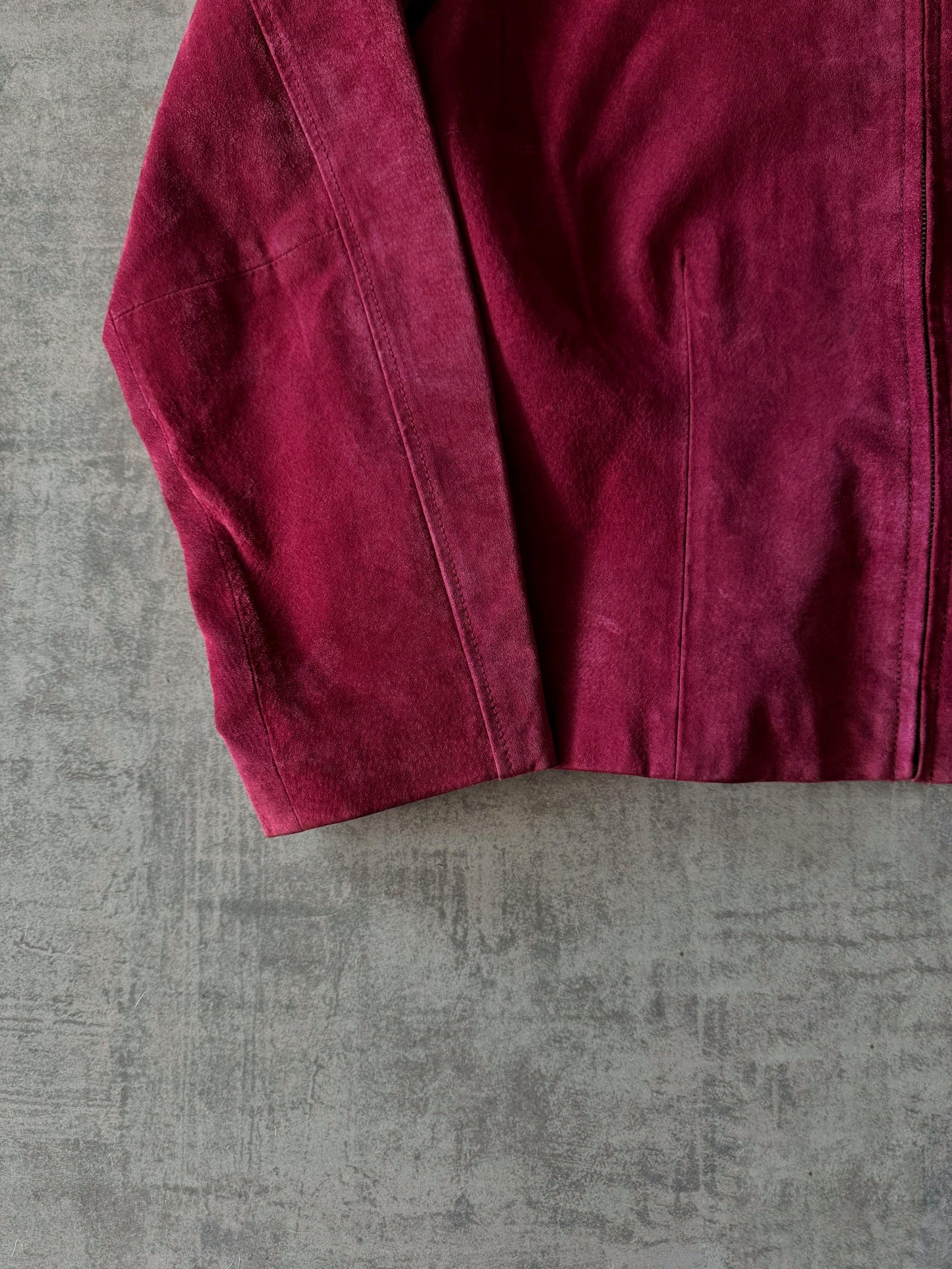 Burgundy Sonoma Leather Jacket