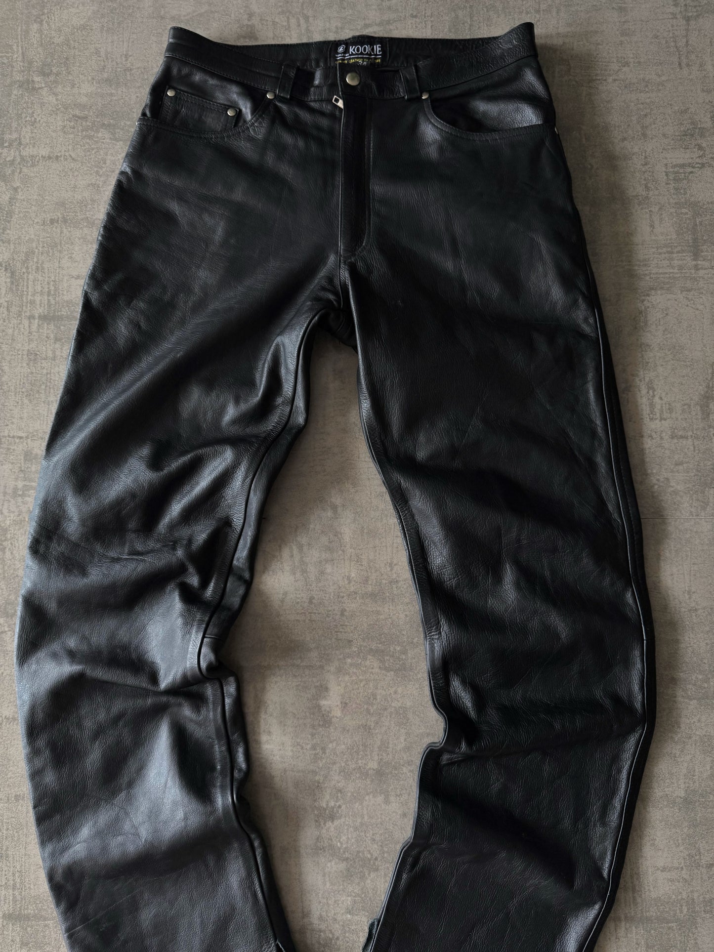 Vintage Kookie Leather Pants (34x32)