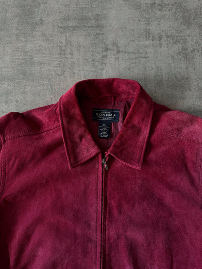 Burgundy Sonoma Leather Jacket