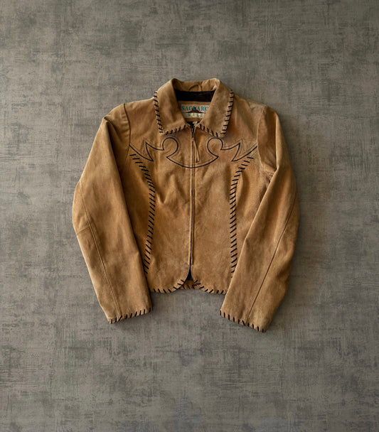 (S) Vintage Saguaro West Leather Jacket